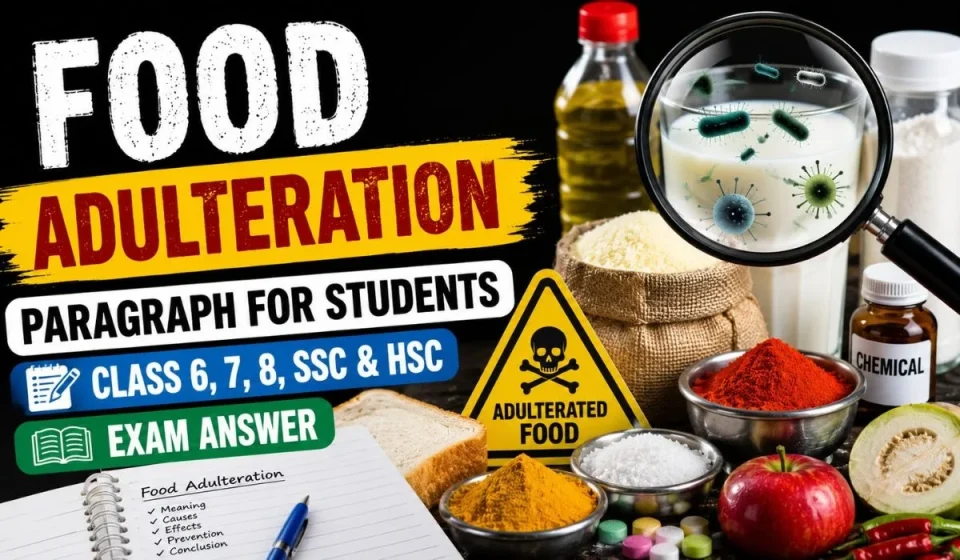Food Adulteration Paragraph for Students