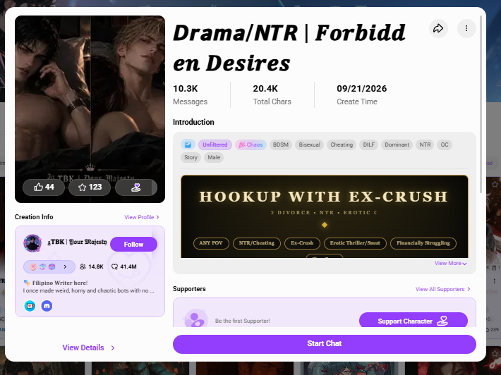 AI porn chat