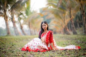 saree caption bangla